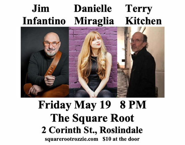 poster showing jim infantino danielle miraglia and terry kitchen