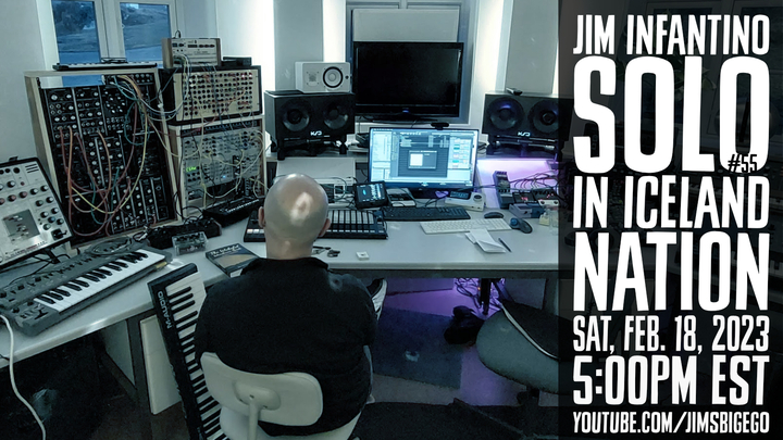 Jim Infantino in a recording studio